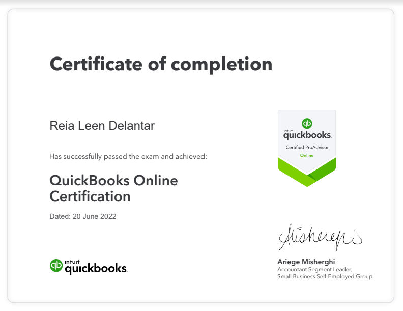 Quickbooks Pro Advisor