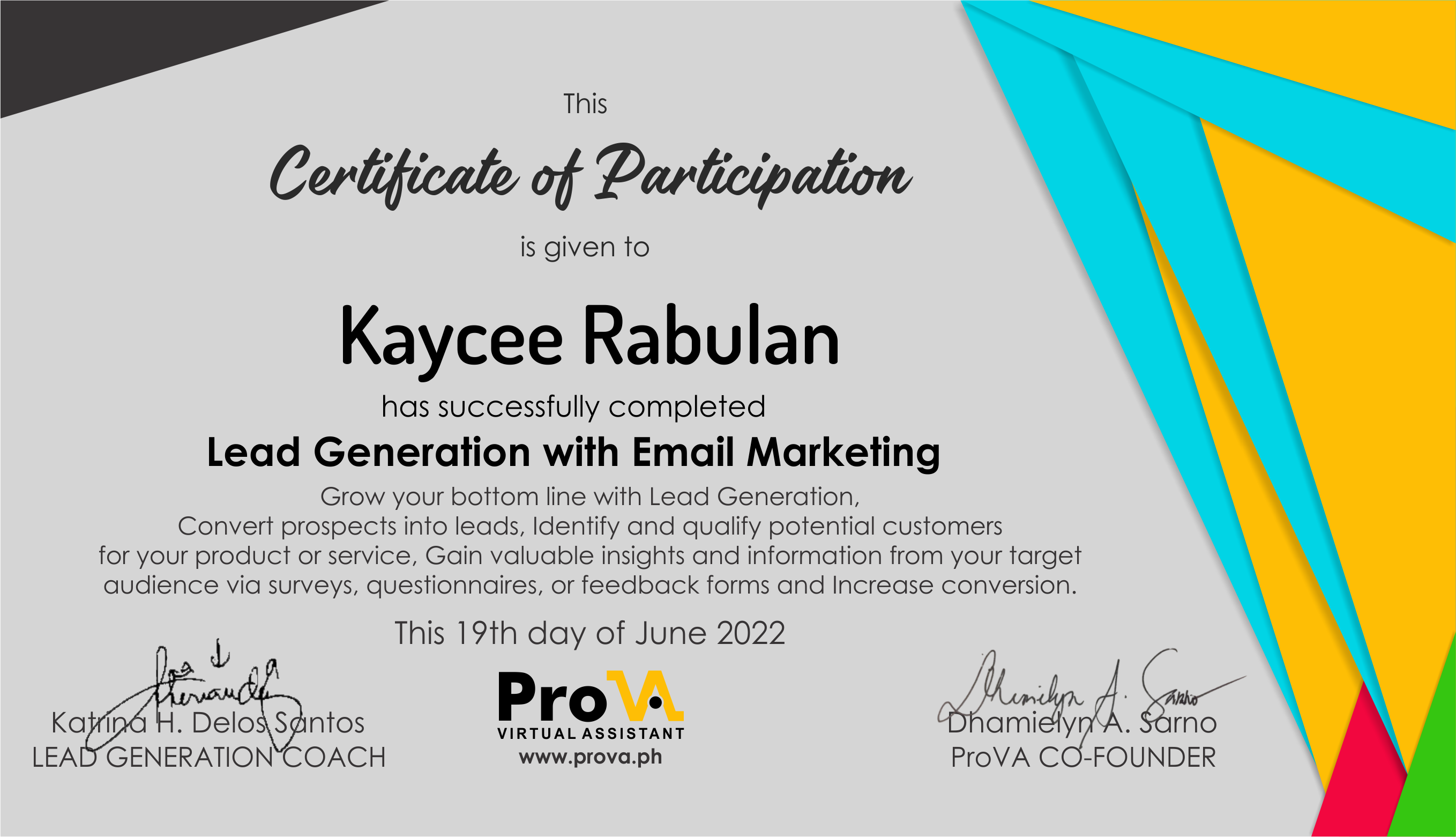 Lead Generation and  Email Marketing