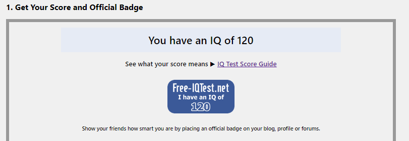 IQ TEST