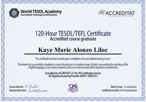 World Tesol Academy TESOL/TEFL Certificate