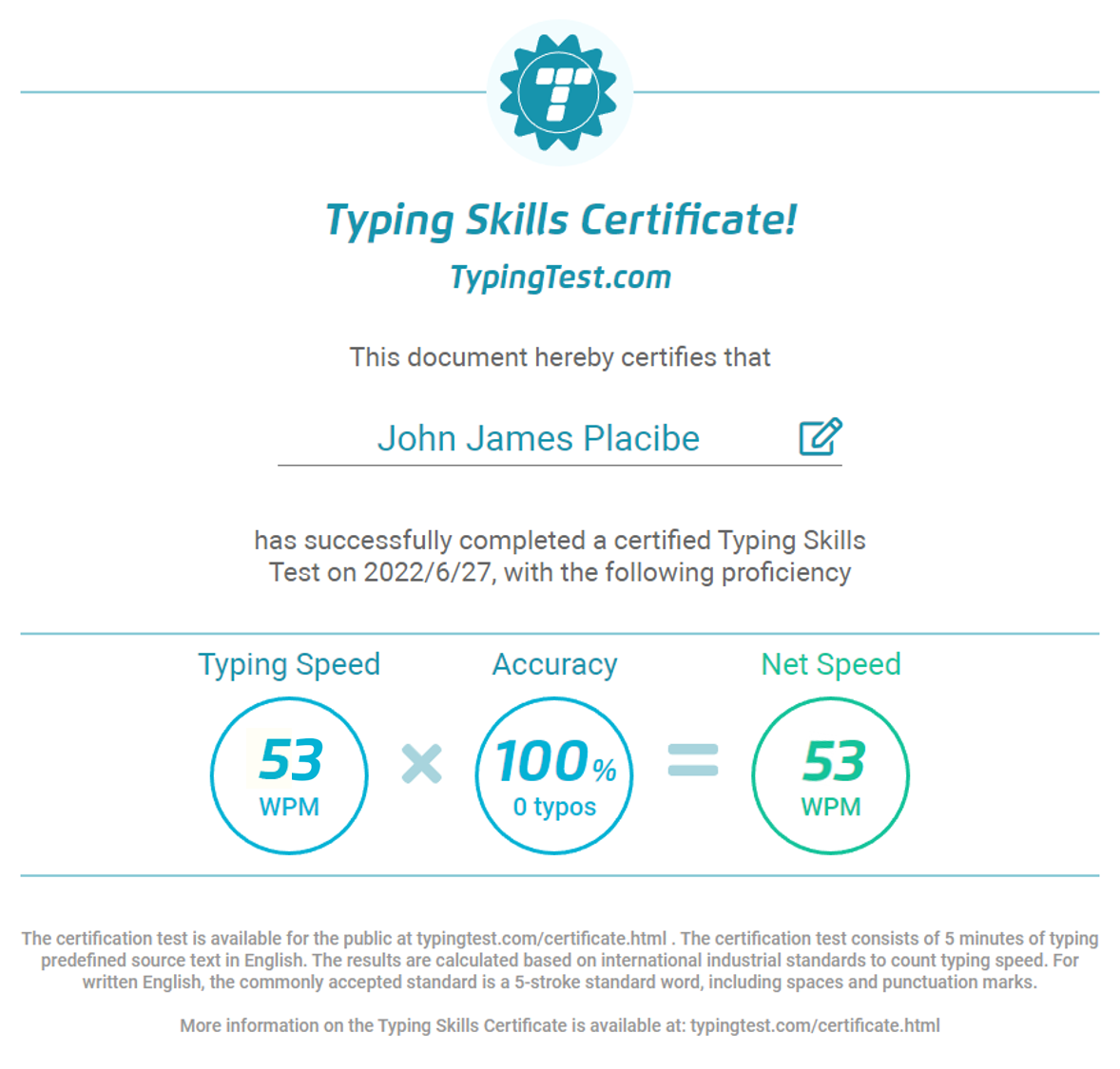 Typing Test