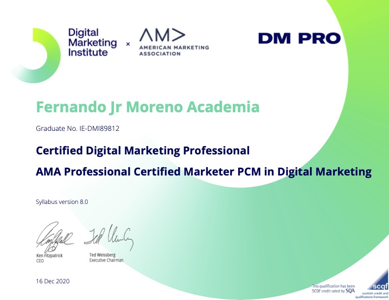 Certified Digital Marketing Professional