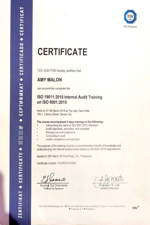 ISO 19011: Internal Audit Training on ISO 9001:2005