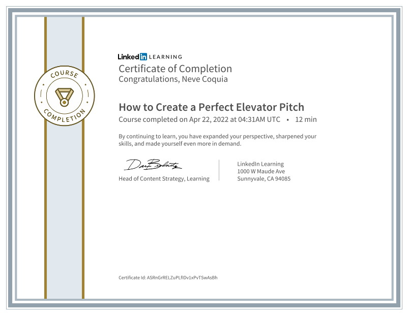 How to Create a Perfect Elevator Pitch