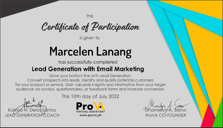 Lead Generation and Email Marketing Class