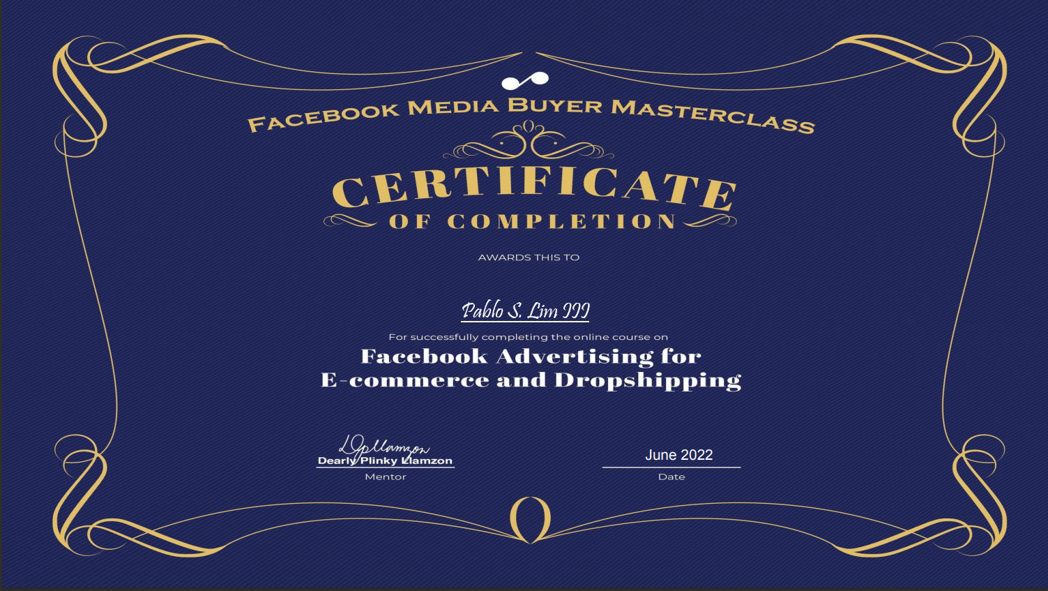 FACEBOOK MEDIA BUYER MASTERCLASS