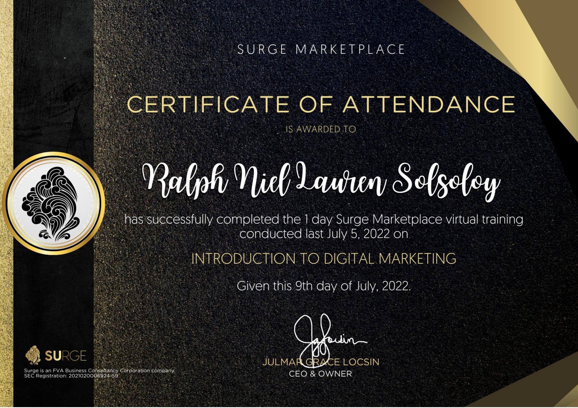 Introduction to Digital Marketing