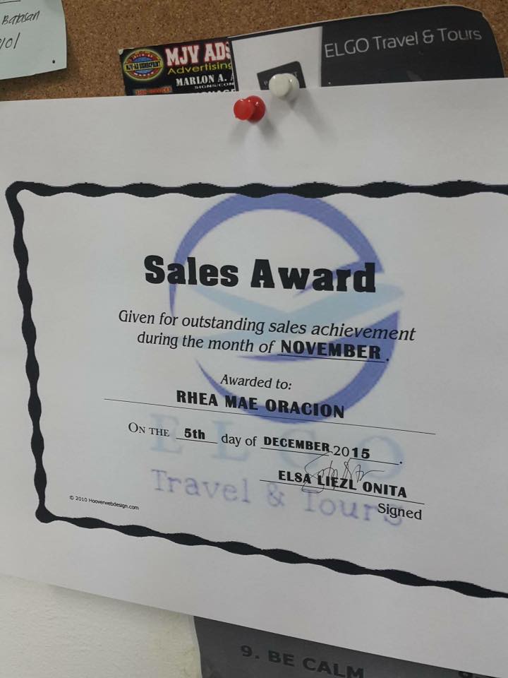 Sales Award