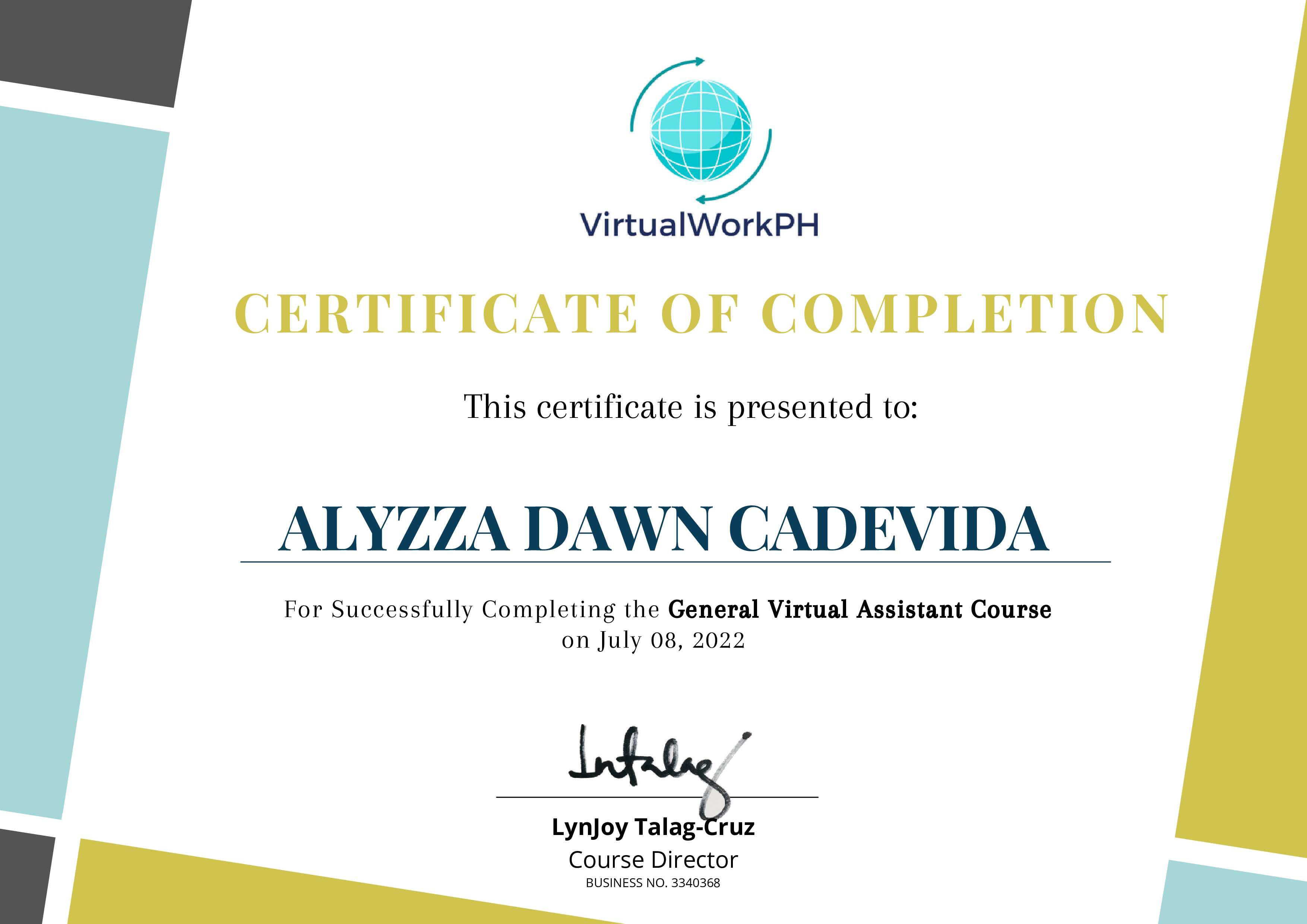 General Virtual Assistant Course