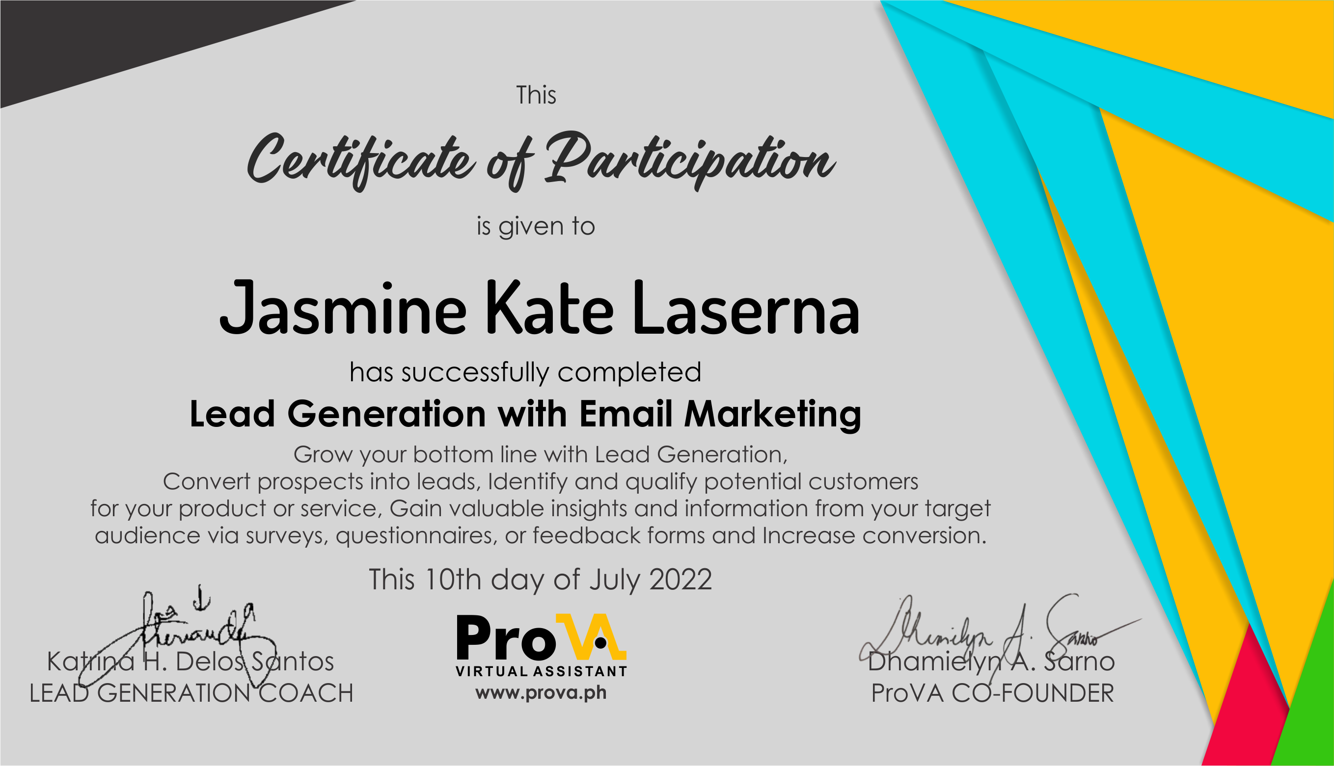 LEAD GENERATION WITH EMAIL MARKETING