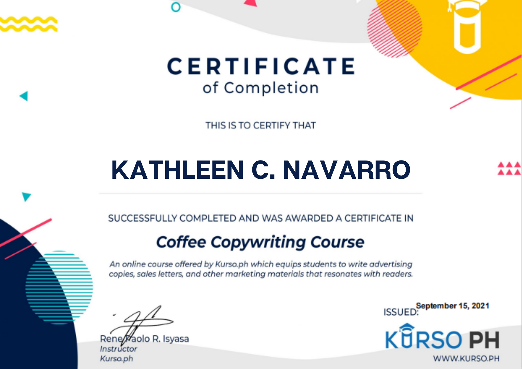 Copywriting Course Training