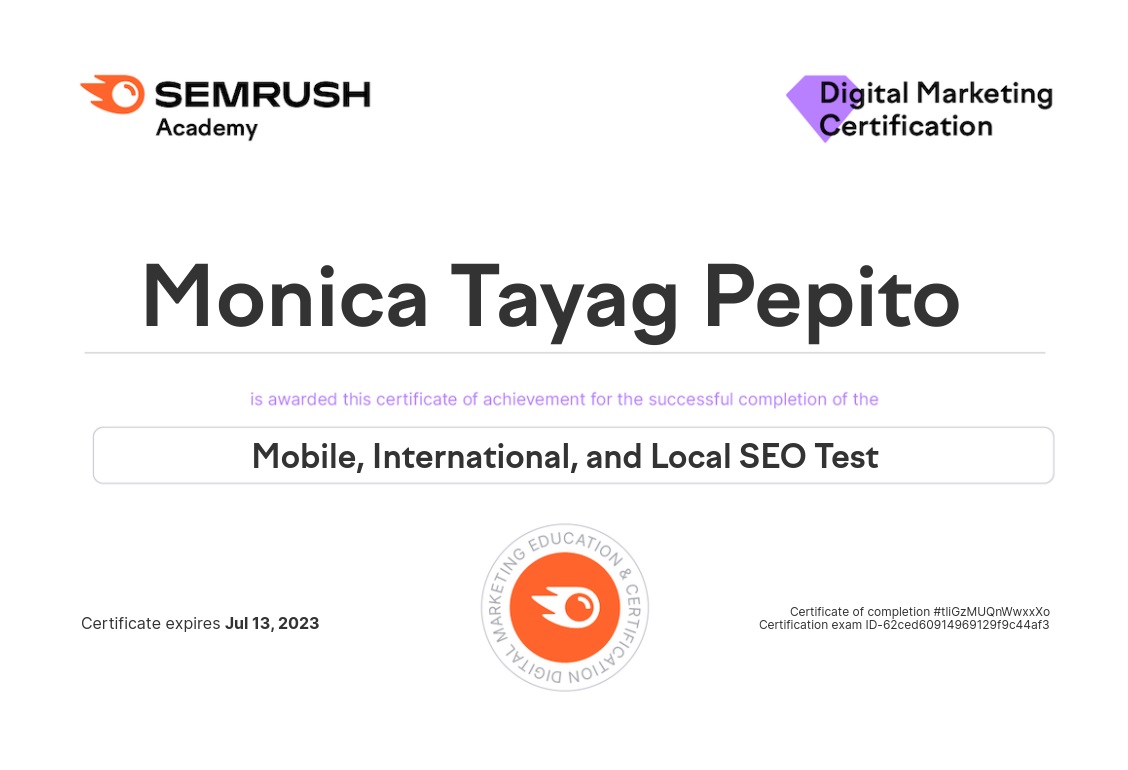 Semrush Mobile, International, and Local SEO Test