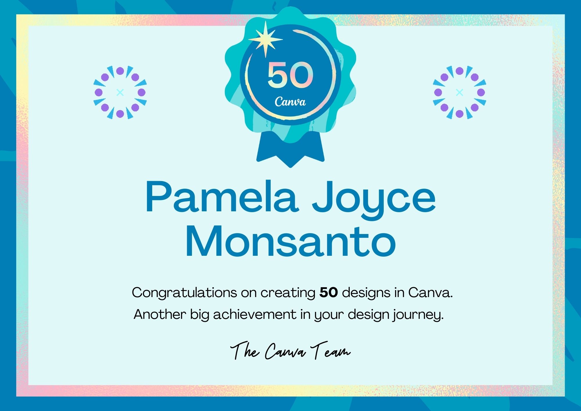 Canva Design Badge