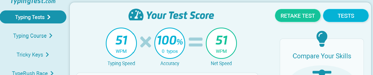 TYPING TEST