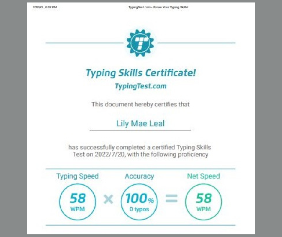 Typing Test