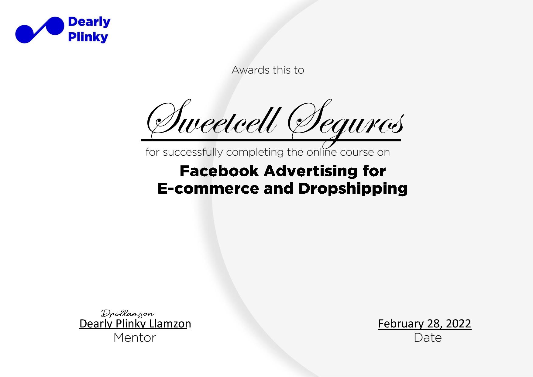 Facebook Advertising for E-commerce and Drop shipping