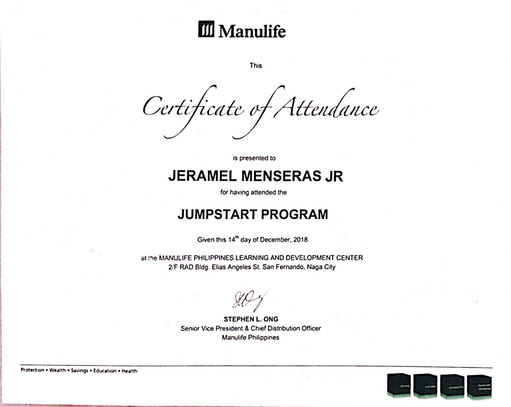 Manulife Jumpstart Program