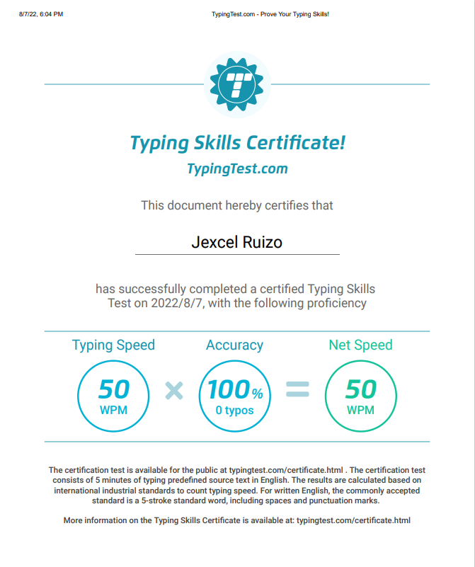 Typing Test