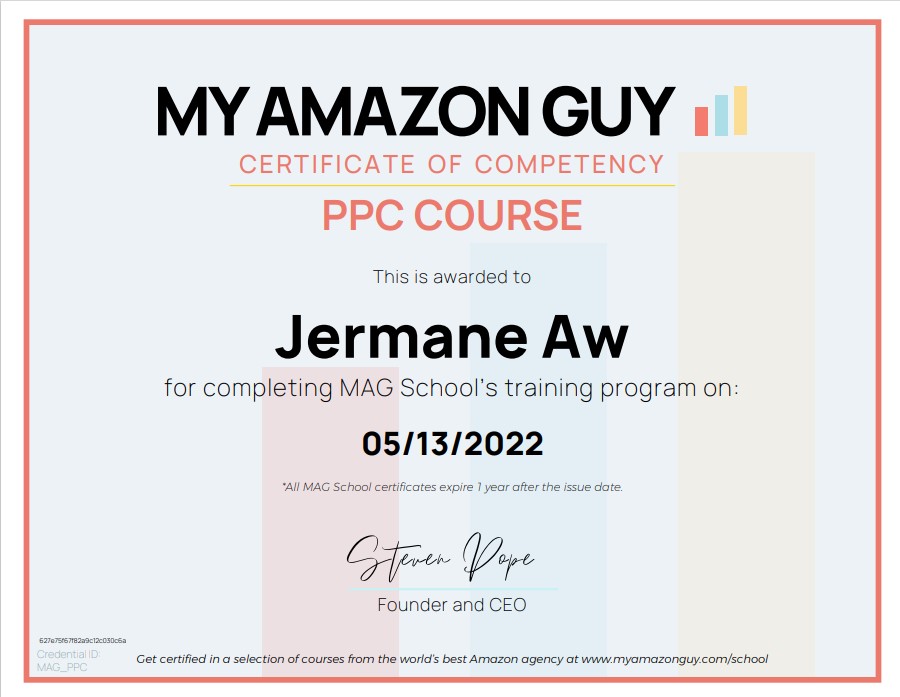 My Amazon Guy PPC Course