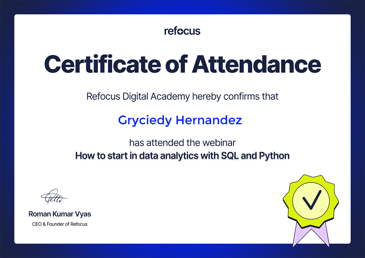 Data Analytics with SQL and Python