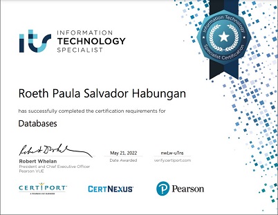 Certified IT Specialist in Databases