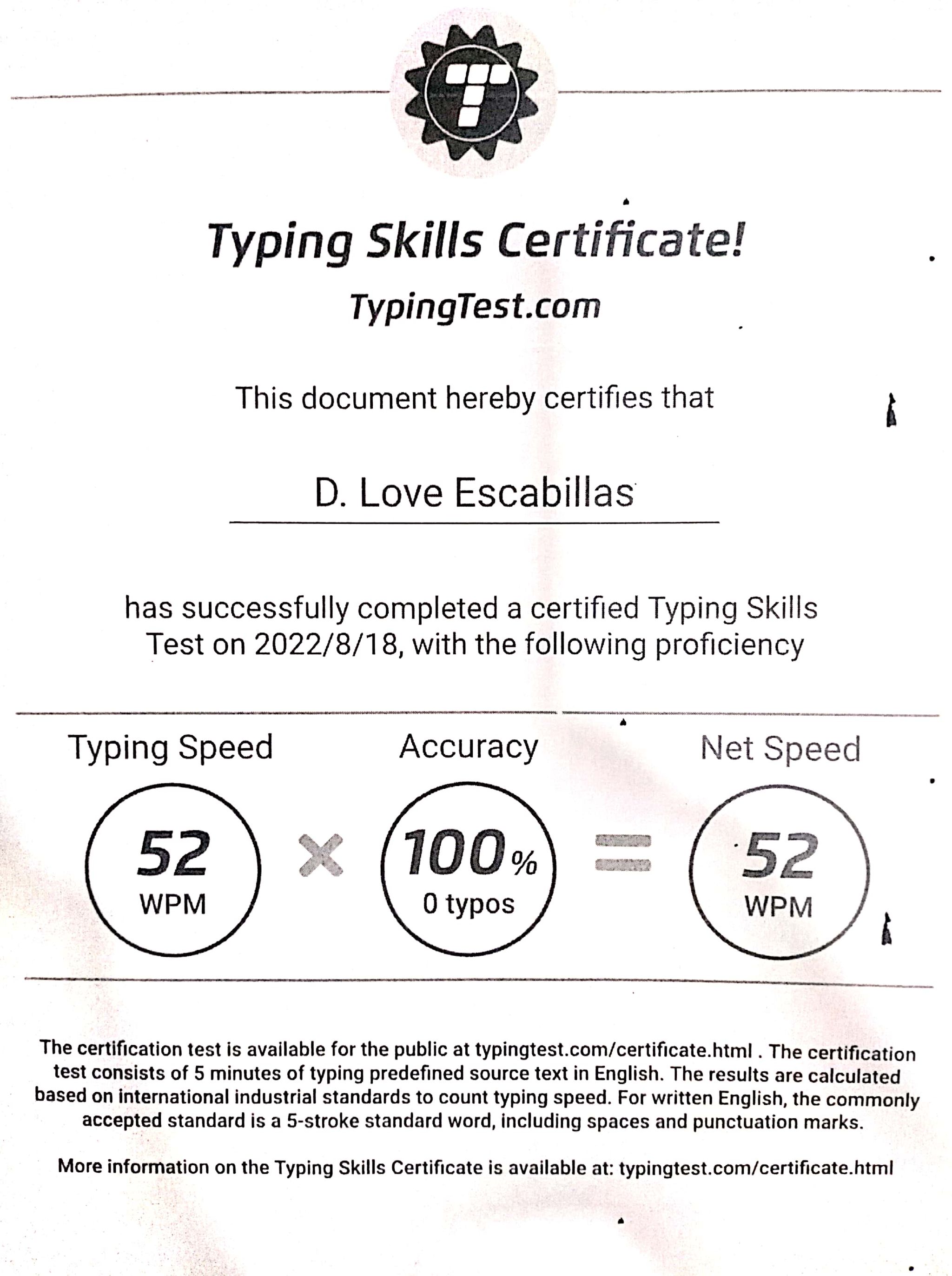 Typing Test