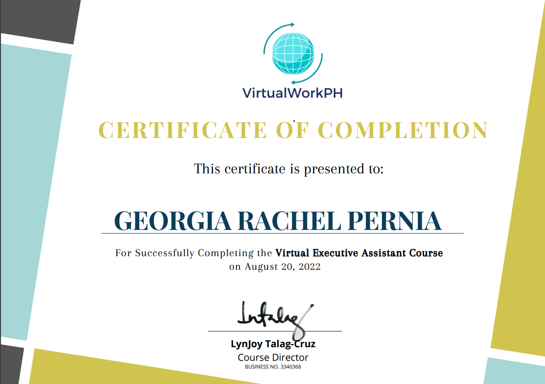 Virtual Executive Assistant Course