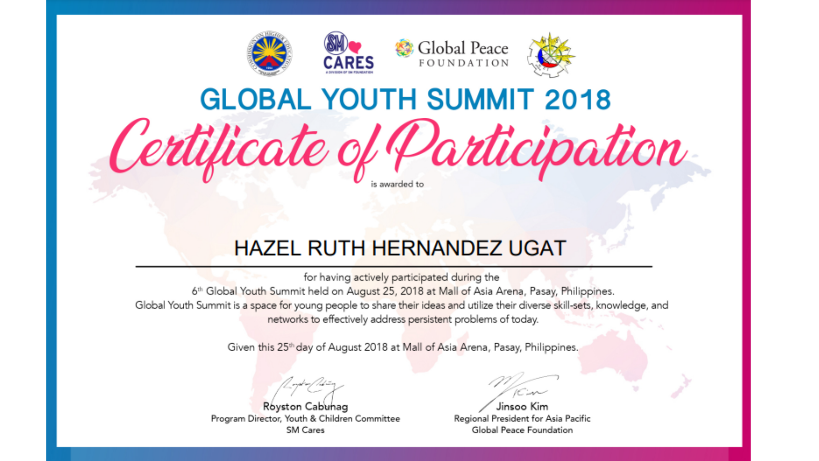 Global Youth Summit 2018