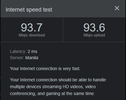 Internet Speed