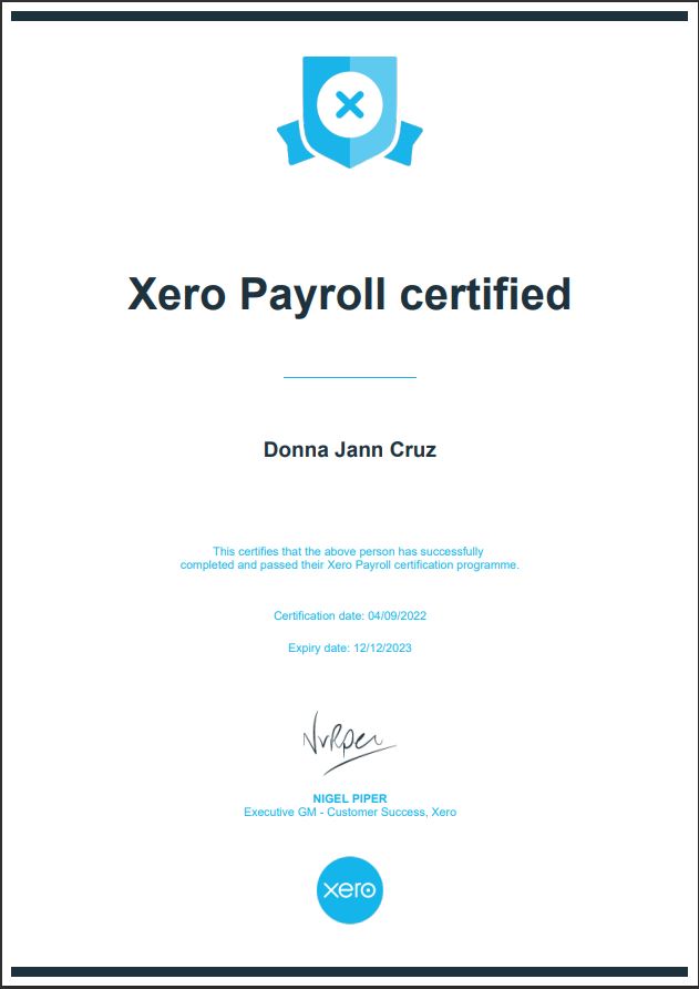 Xero Payroll