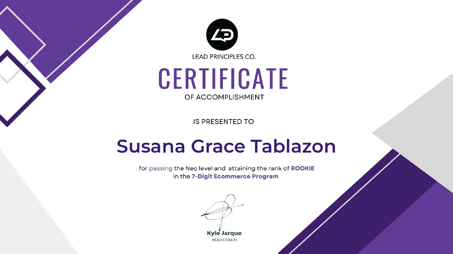 7 DIGITS ECOMMERCE PROGRAM