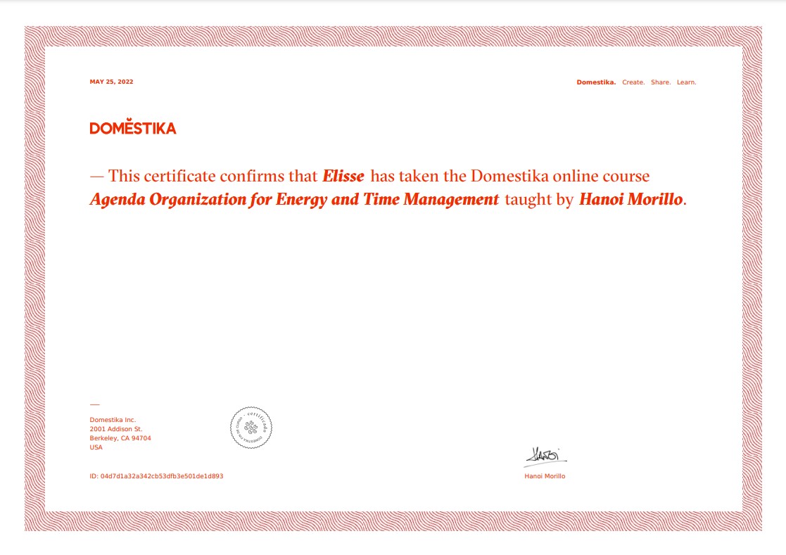 Agenda Organization