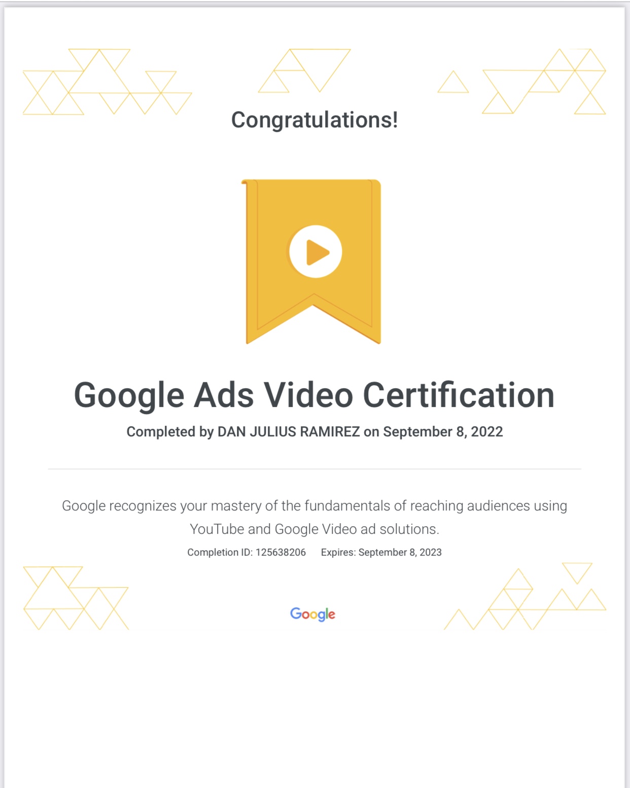 Google Ads Video