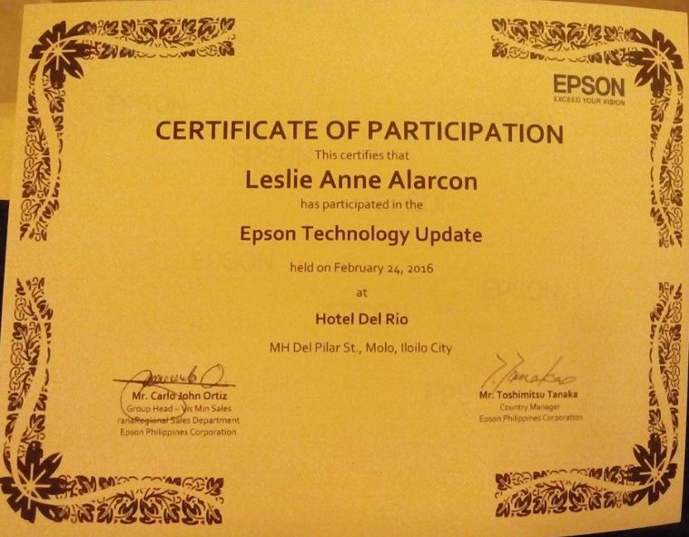 Epson Technology Update