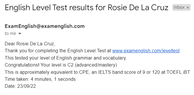 English Test