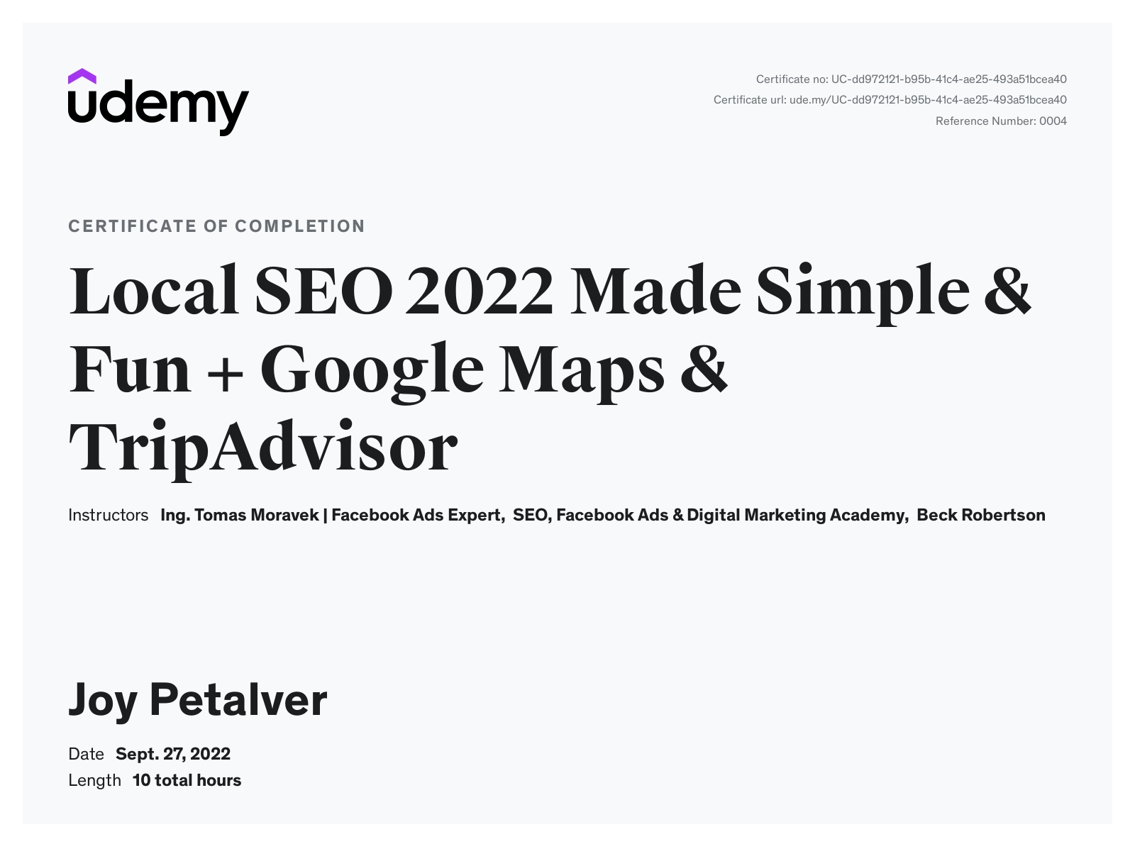 Local SEO 2022 Made Simple & Fun + Google Maps and Trip Advisor