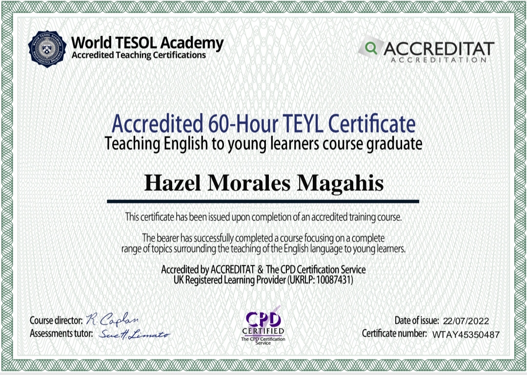 60-Hour TEYL COURSE