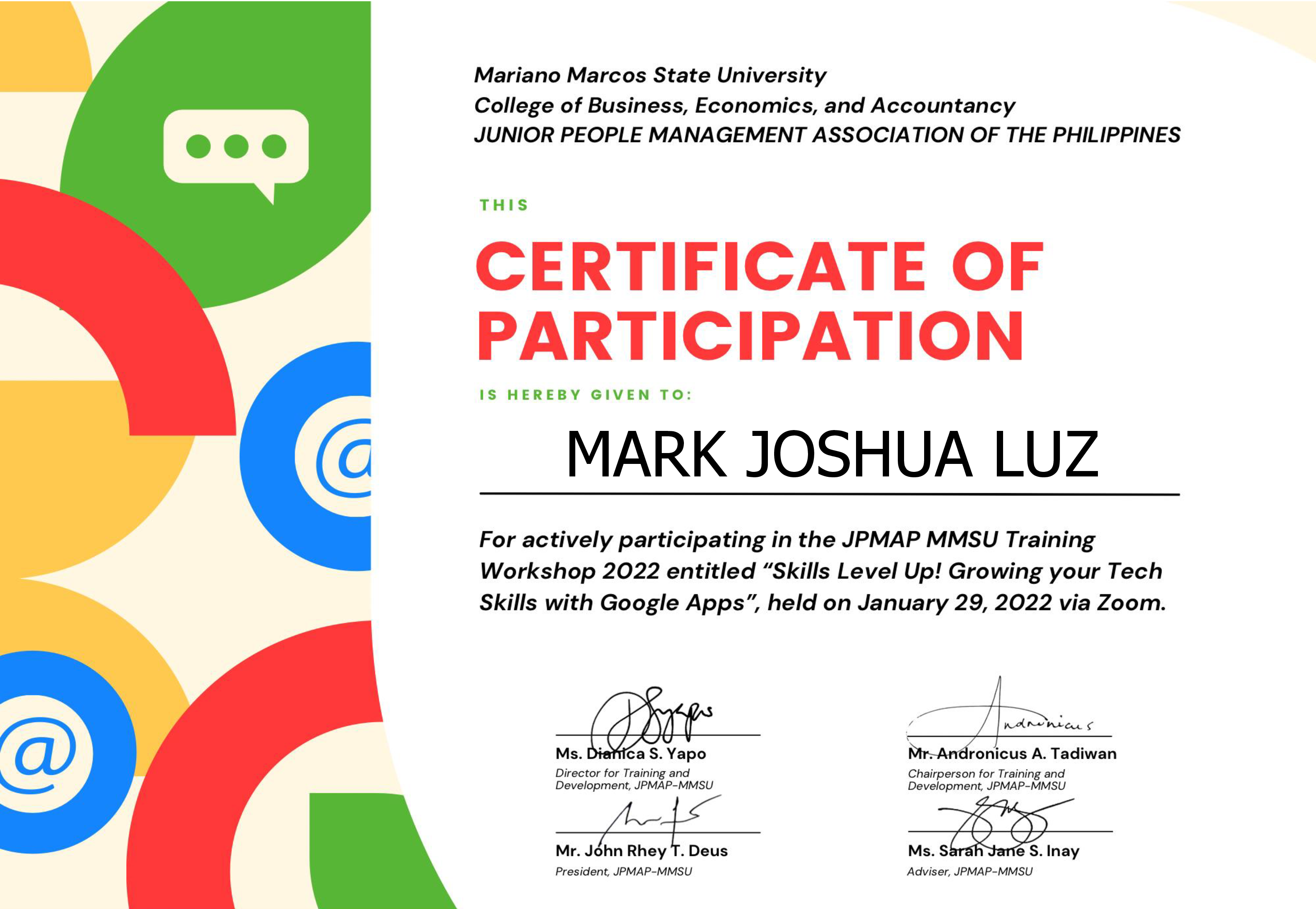 Google Training Workshop