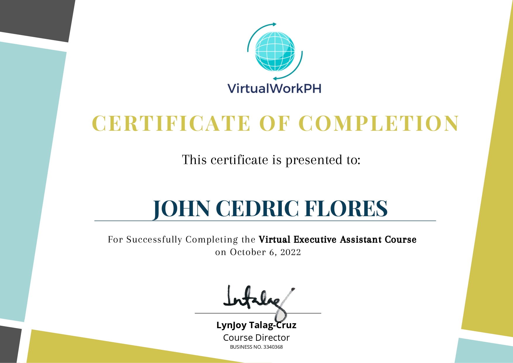 Virtual Executive Assistance Course