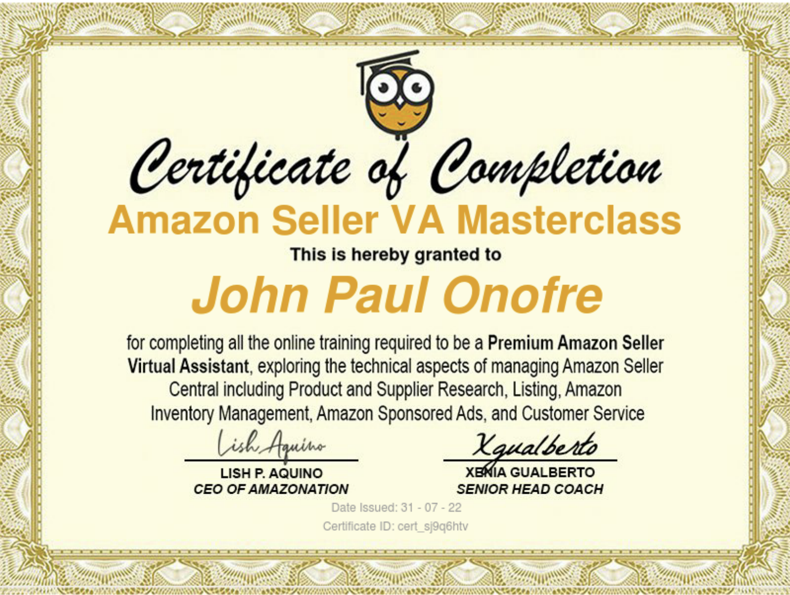 Amazon Seller VA Masterclass