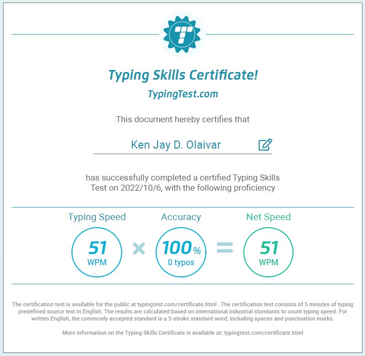 Typing Skill