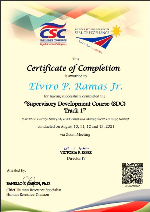 Supervisory Development Course