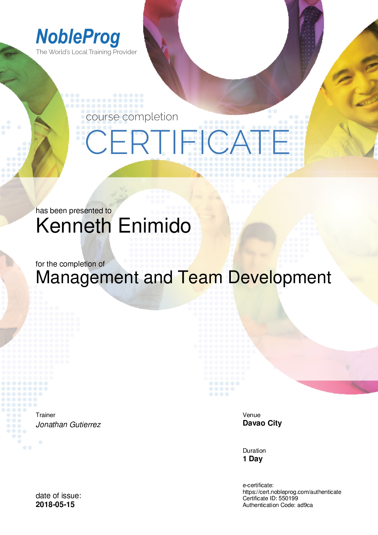 Management and Team Development