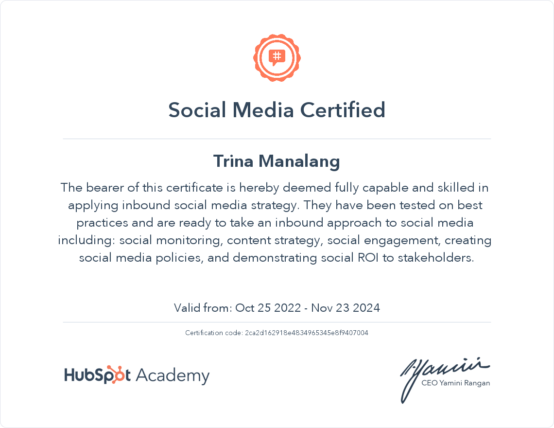 Social Media Certified