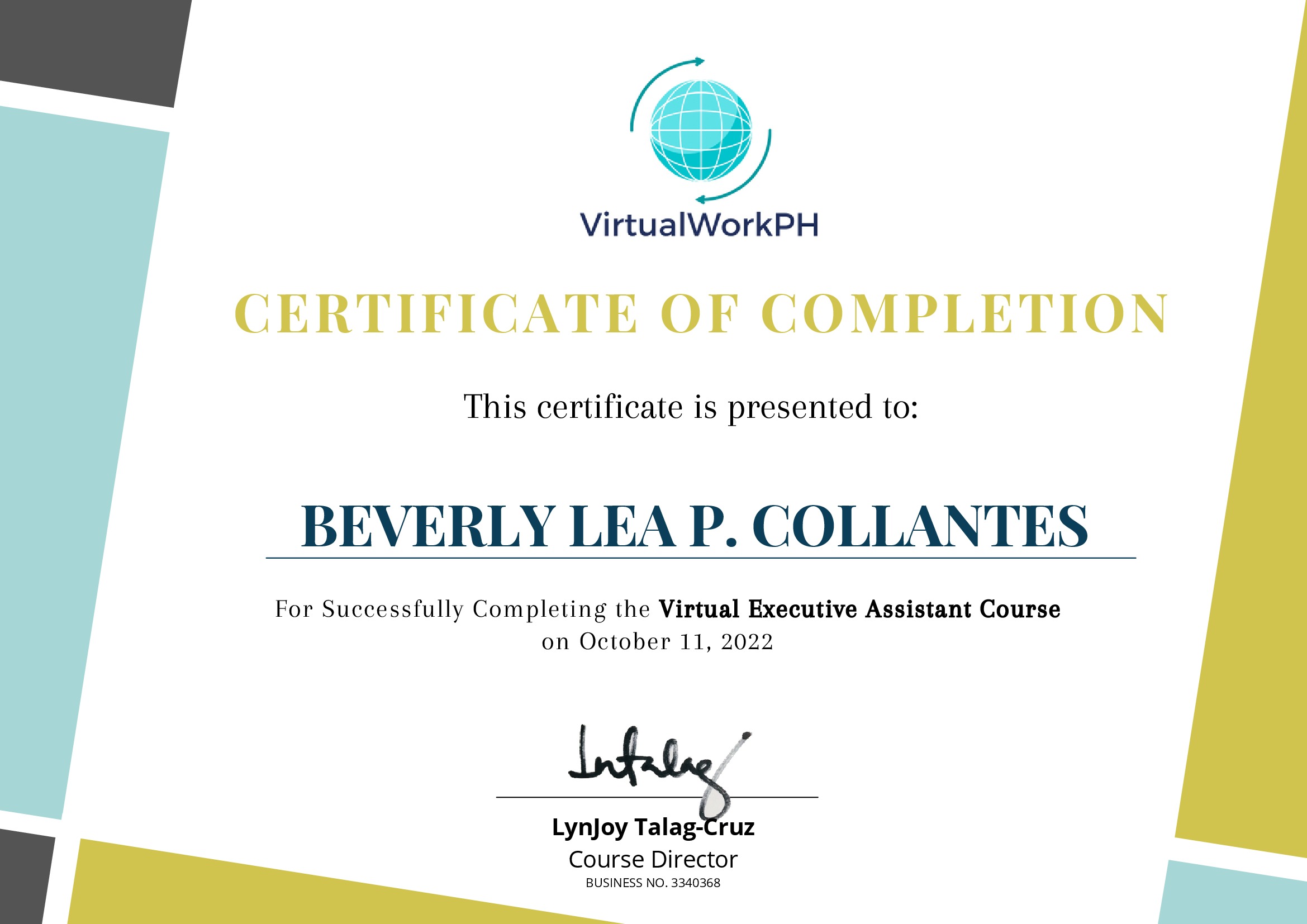 Virtual Executive Assistant Course