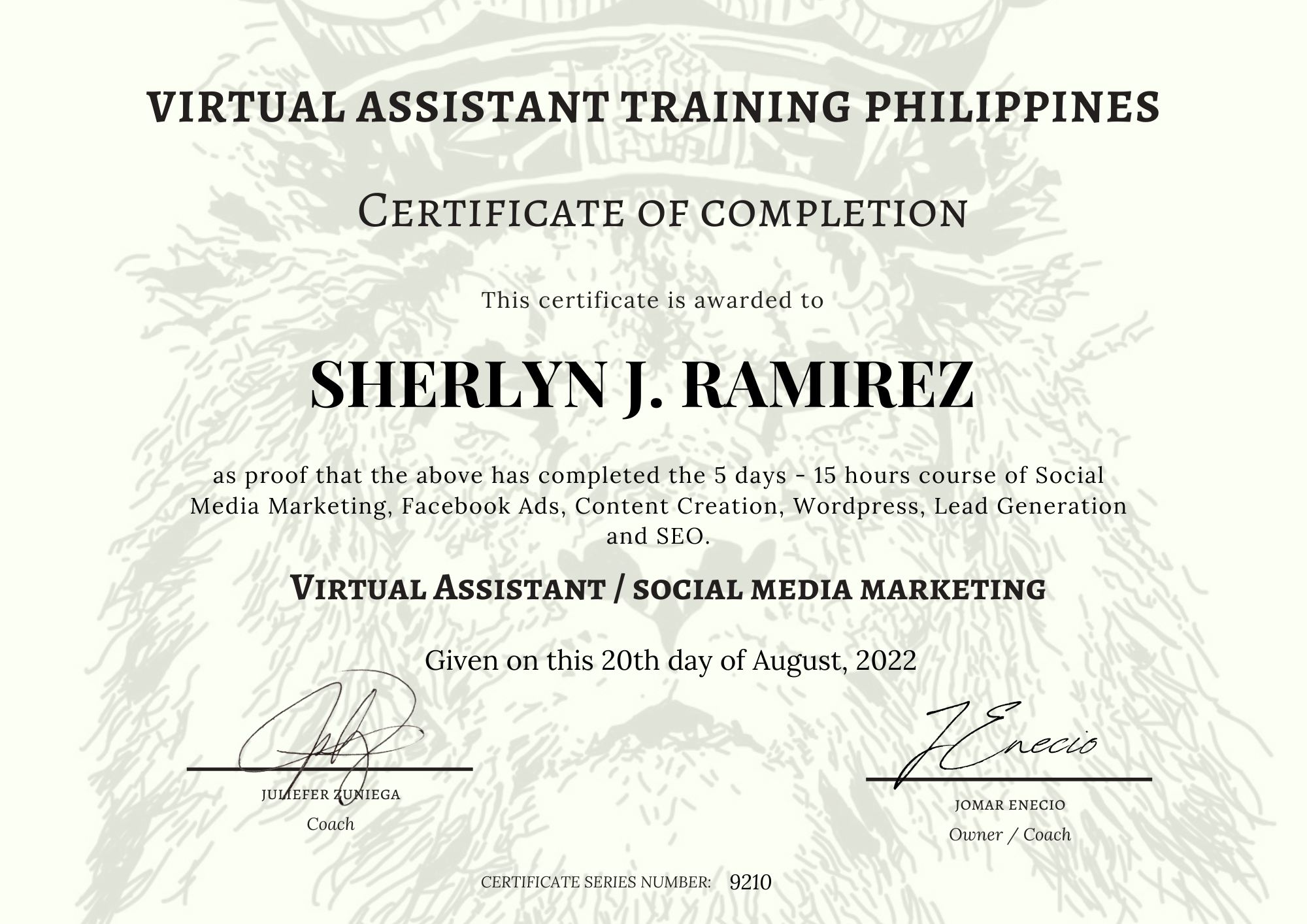 Virtual Assistant-Social Media Marketing