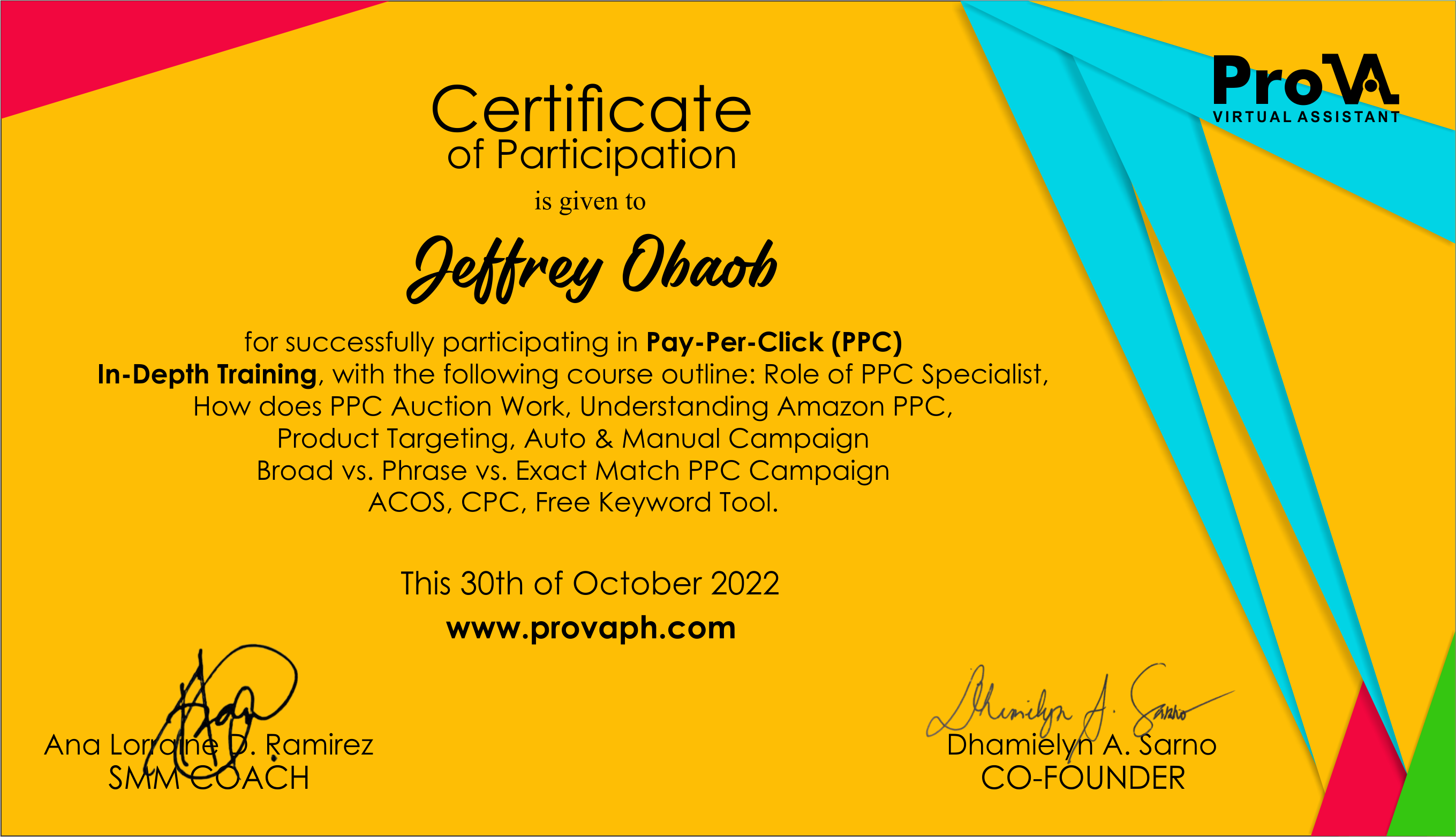 Amazon PPC Certificate