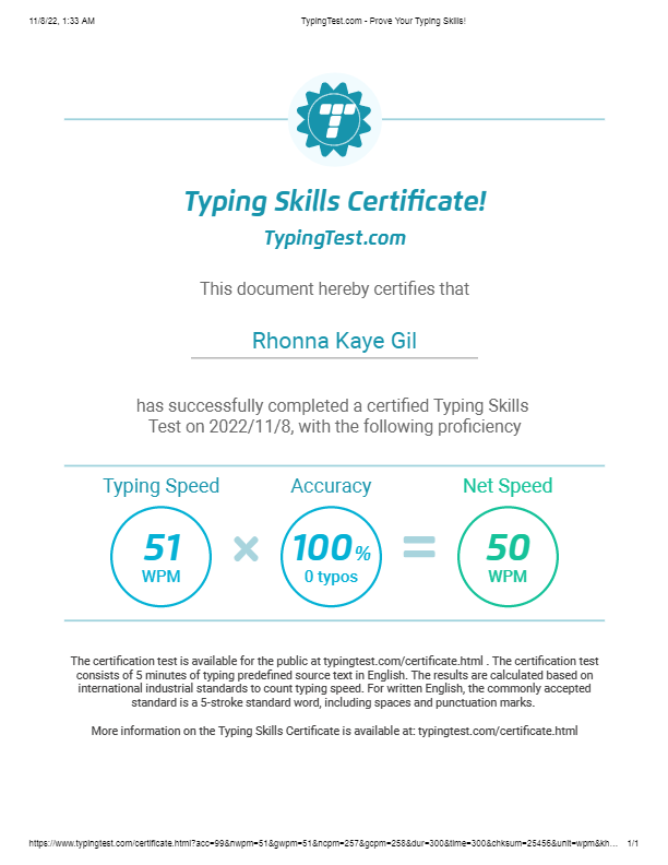 Typing Test