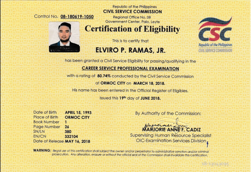 CSC Eligibility