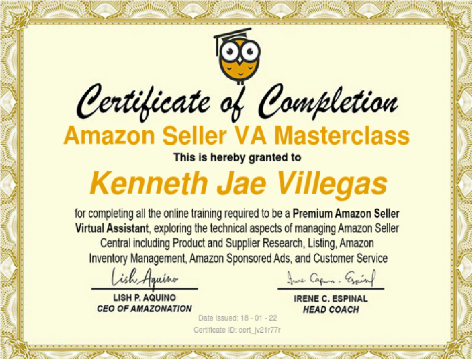 Amazon Seller VA Masterclass